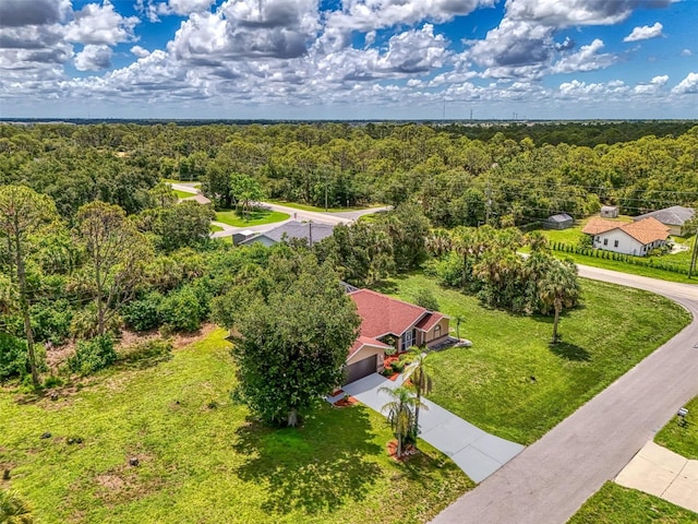 510 Border St, Port Charlotte, FL 33953 - drone / aerial view of a heavily wooded area