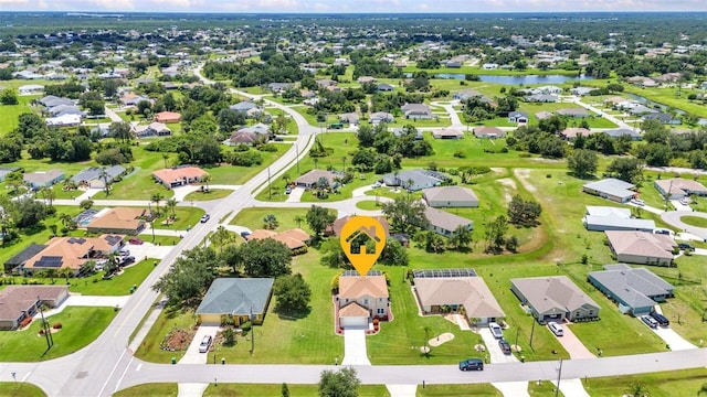 200 Valdiva St, Punta Gorda, FL 33983 - aerial view of property's location featuring a large body of water and nearby suburban area
