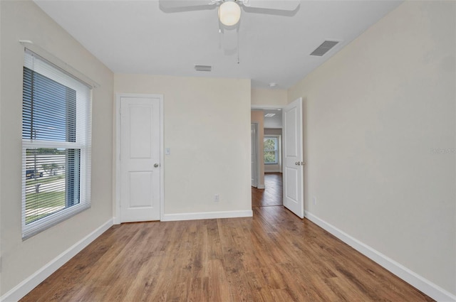200 Valdiva St, Punta Gorda, FL 33983 - unfurnished room featuring wood finished floors and a ceiling fan