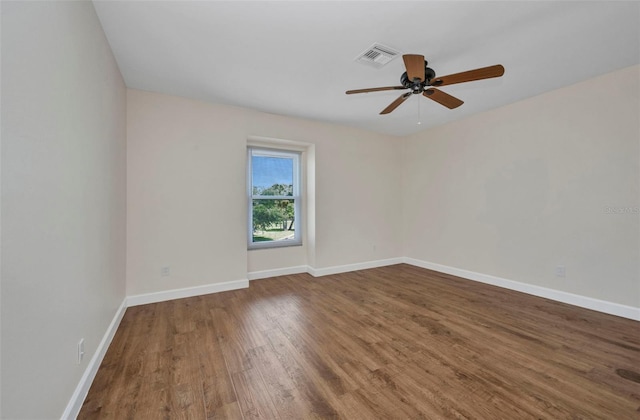 200 Valdiva St, Punta Gorda, FL 33983 - empty room featuring wood finished floors and ceiling fan