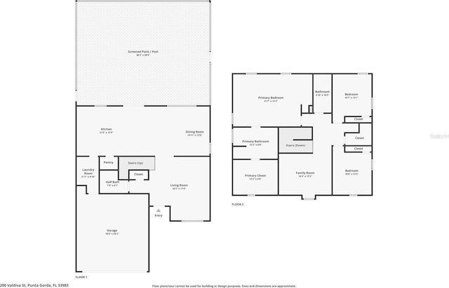200 Valdiva St, Punta Gorda, FL 33983 - view of home floor plan