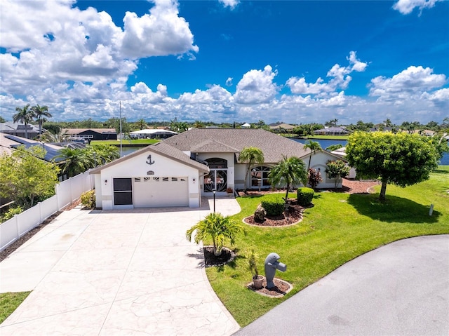 4142 Reif Ct, Port Charlotte, FL 33981 - view of front of house featuring stucco siding, a garage, and concrete driveway