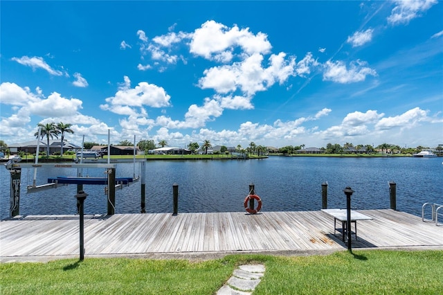 4142 Reif Ct, Port Charlotte, FL 33981 - dock area with a water view