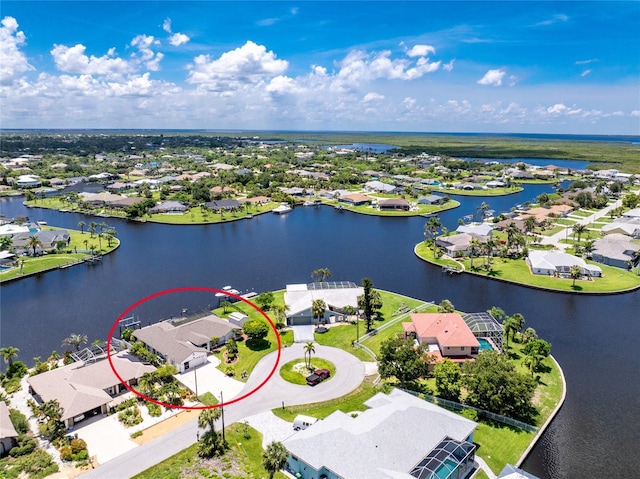 4142 Reif Ct, Port Charlotte, FL 33981 - aerial view of residential area featuring a large body of water