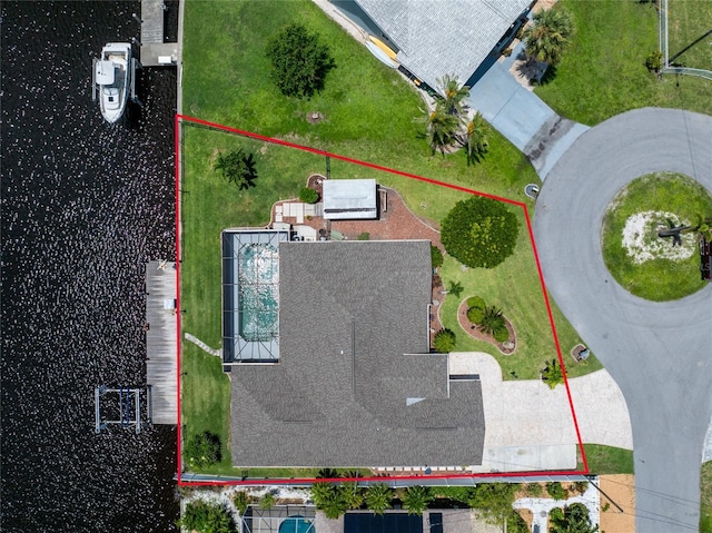 4142 Reif Ct, Port Charlotte, FL 33981 - aerial view of property and surrounding area featuring property parcel outlined