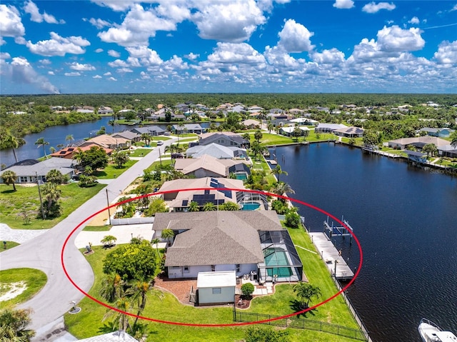 4142 Reif Ct, Port Charlotte, FL 33981 - aerial view of residential area with a nearby body of water