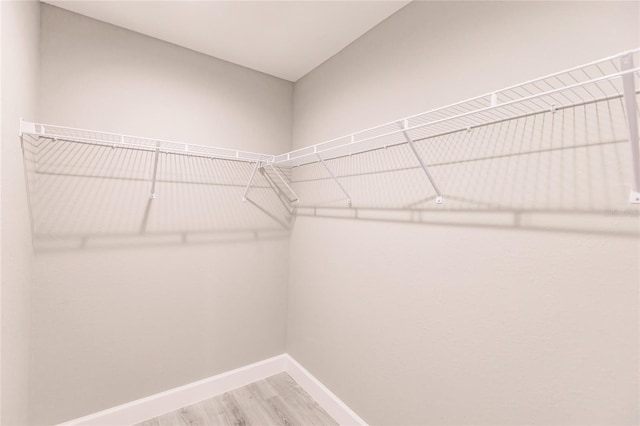 627 SE 22nd Ter, Cape Coral, FL 33990 - walk in closet featuring wood finished floors