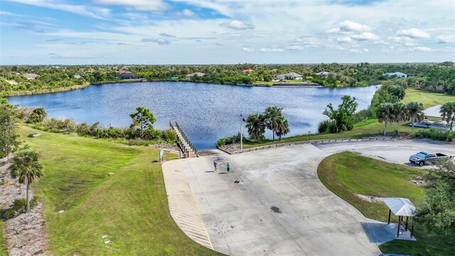 9155 Agate St, Port Charlotte, FL 33981 - drone / aerial view of a nearby body of water