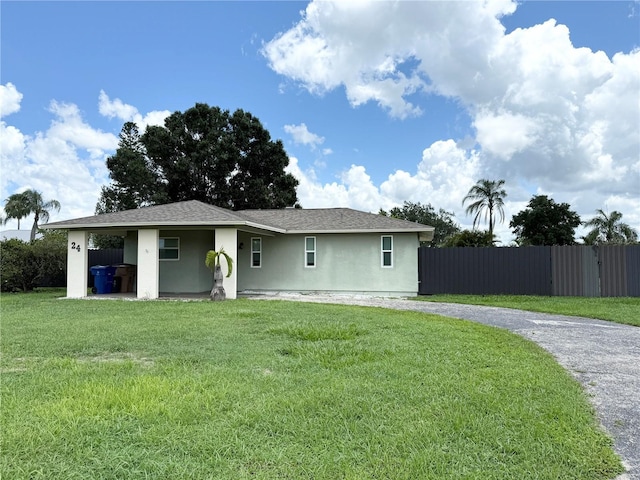 24 Charwood Cir, Lehigh Acres, FL 33936 - view of front of property featuring stucco siding