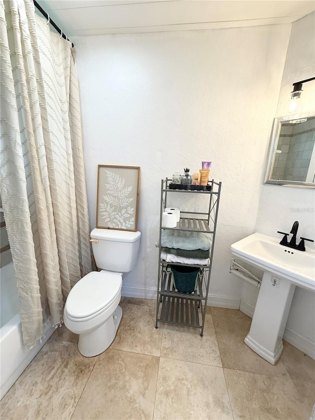 24 Charwood Cir, Lehigh Acres, FL 33936 - full bath with toilet and shower / bathtub combination with curtain