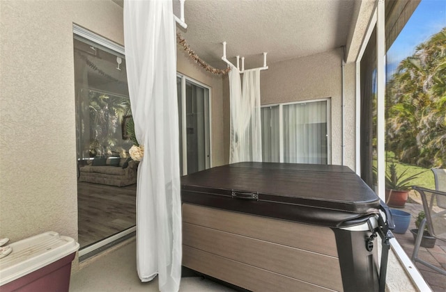 24504 Buckingham Way, Punta Gorda, FL 33980 - sunroom / solarium with a hot tub