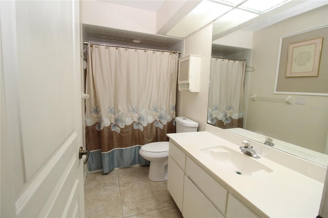 39 Norman St, Port Charlotte, FL 33954 - bathroom featuring vanity, tile patterned flooring, and a shower with shower curtain