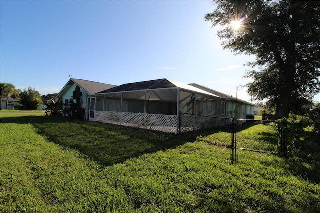 39 Norman St, Port Charlotte, FL 33954 - back of house featuring a lanai