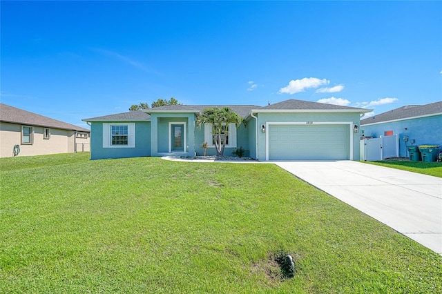 12112 Helios Ave, Port Charlotte, FL 33981 - single story home with stucco siding, an attached garage, and driveway