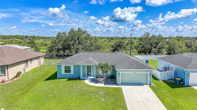 12112 Helios Ave, Port Charlotte, FL 33981 - ranch-style house featuring an attached garage, driveway, roof with shingles, and stucco siding