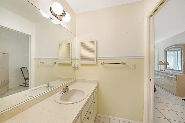 475 Whippoorwill Dr, Venice, FL 34293 - bathroom with vanity and tile patterned flooring