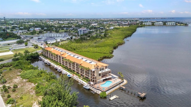 900 E Marion Ave Unit 1403, Punta Gorda, FL 33950 - aerial view of a large body of water and a pool