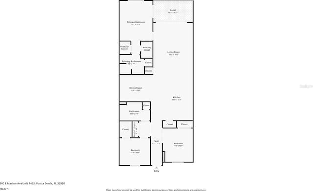 900 E Marion Ave Unit 1403, Punta Gorda, FL 33950 - view of room layout