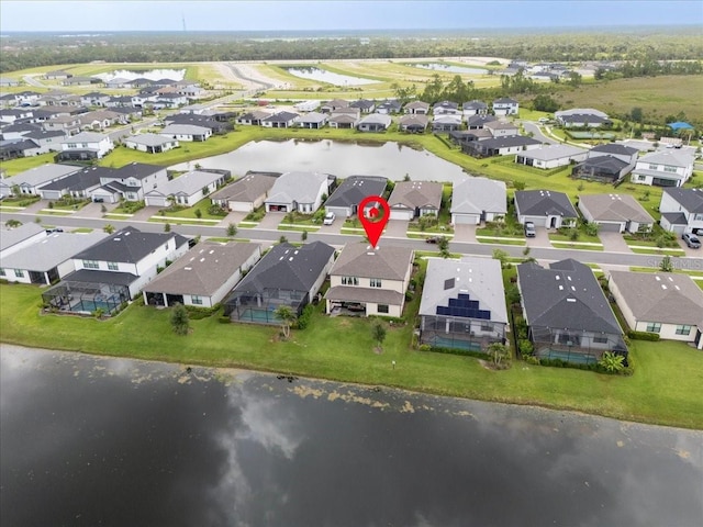 2596 Buckthorn Loop, North Port, FL 34289 - aerial perspective of suburban area featuring a nearby body of water