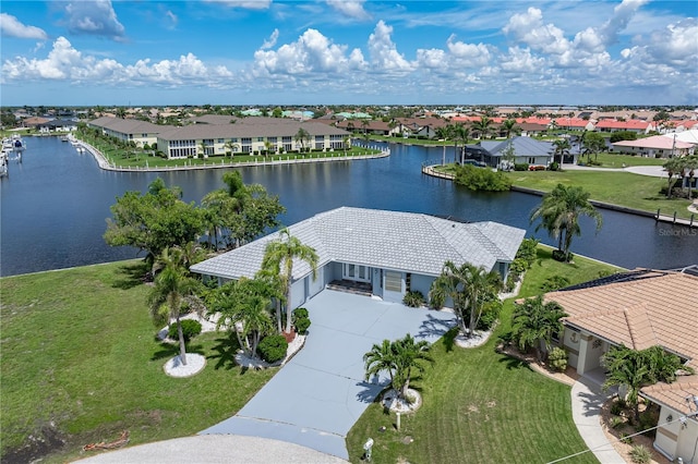 1457 Sea Fan Dr, Punta Gorda, FL 33950 - aerial perspective of suburban area with a nearby body of water