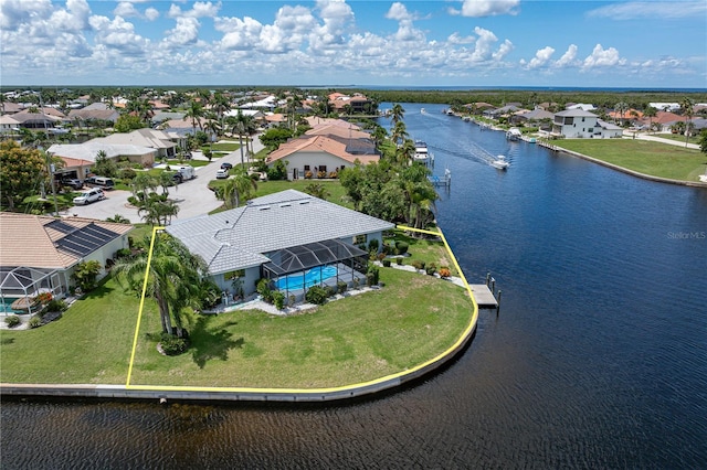 1457 Sea Fan Dr, Punta Gorda, FL 33950 - aerial view of residential area featuring a nearby body of water