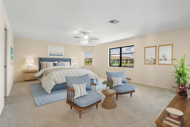 1457 Sea Fan Dr, Punta Gorda, FL 33950 - carpeted bedroom with ceiling fan and baseboards