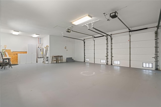 1457 Sea Fan Dr, Punta Gorda, FL 33950 - garage featuring a garage door opener and electric water heater