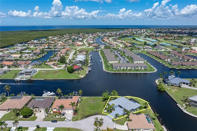 1457 Sea Fan Dr, Punta Gorda, FL 33950 - aerial view of residential area featuring a nearby body of water