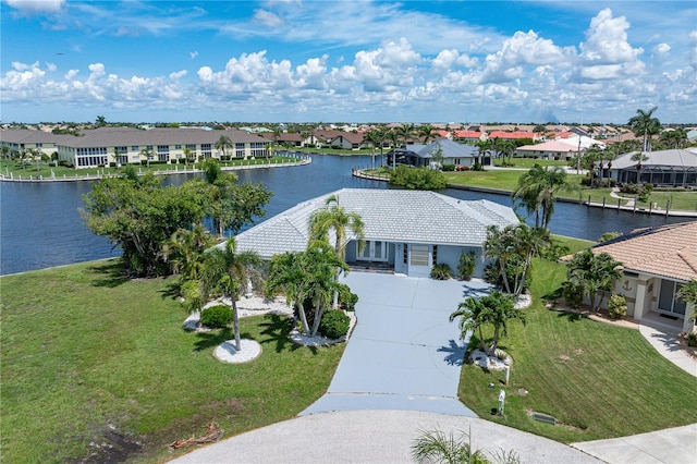 1457 Sea Fan Dr, Punta Gorda, FL 33950 - aerial view of residential area featuring a large body of water