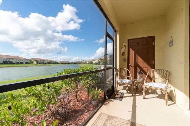 20333 Lagente Cir, Venice, FL 34293 - sunroom with a water view