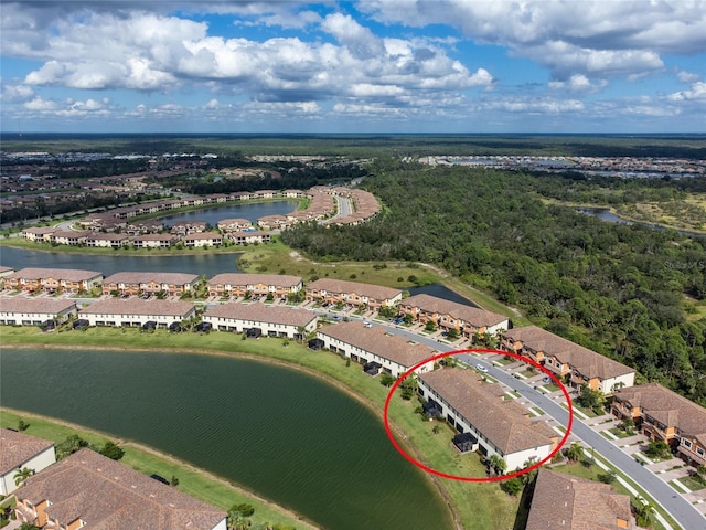 20333 Lagente Cir, Venice, FL 34293 - aerial perspective of suburban area with a nearby body of water