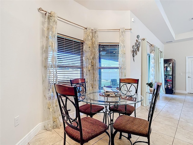 1323 Algiers St, Punta Gorda, FL 33980 - dining space featuring light tile patterned floors and baseboards