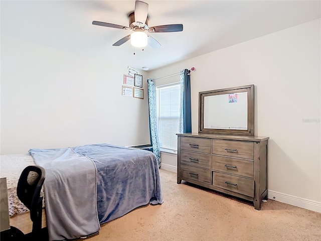1323 Algiers St, Punta Gorda, FL 33980 - bedroom featuring baseboards and ceiling fan