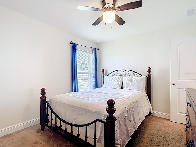 1323 Algiers St, Punta Gorda, FL 33980 - bedroom with carpet flooring and ceiling fan