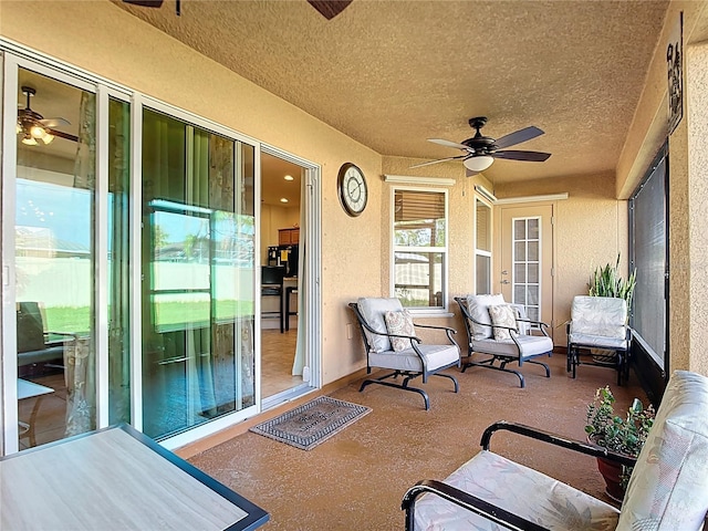 1323 Algiers St, Punta Gorda, FL 33980 - sunroom with ceiling fan