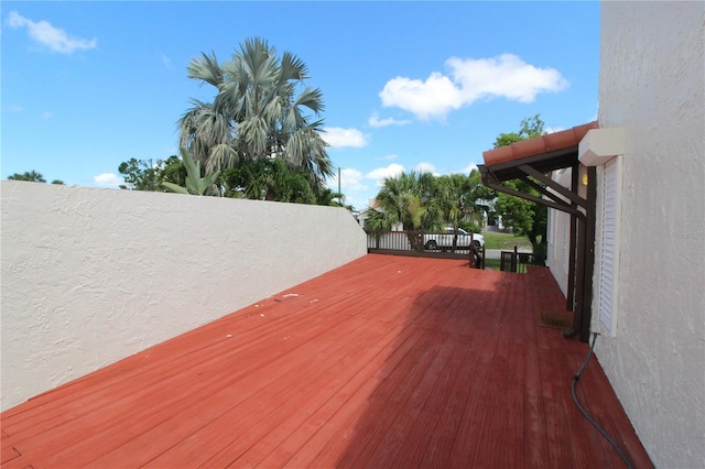 25188 Marion Ave Unit 24, Punta Gorda, FL 33950 - view of wooden deck