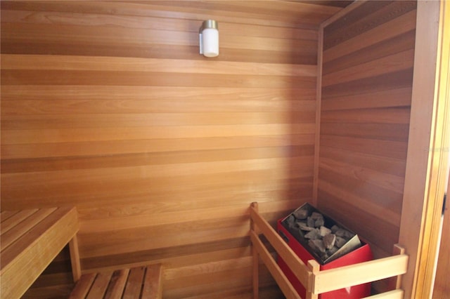 25188 Marion Ave Unit 24, Punta Gorda, FL 33950 - relaxing sauna featuring wood walls