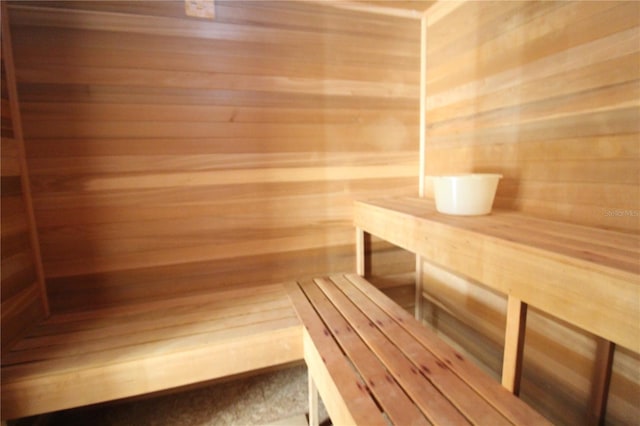 25188 Marion Ave Unit 24, Punta Gorda, FL 33950 - relaxing sauna featuring wood walls