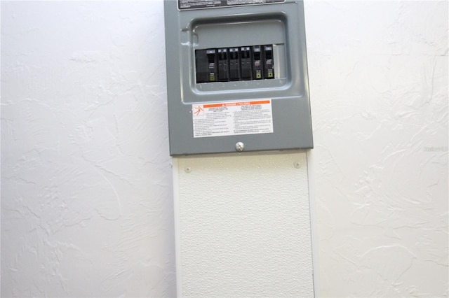25188 Marion Ave Unit 24, Punta Gorda, FL 33950 - detailed view of electric panel and stucco siding
