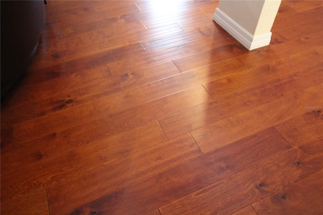 25188 Marion Ave Unit 24, Punta Gorda, FL 33950 - detailed view of wood finished floors and baseboards