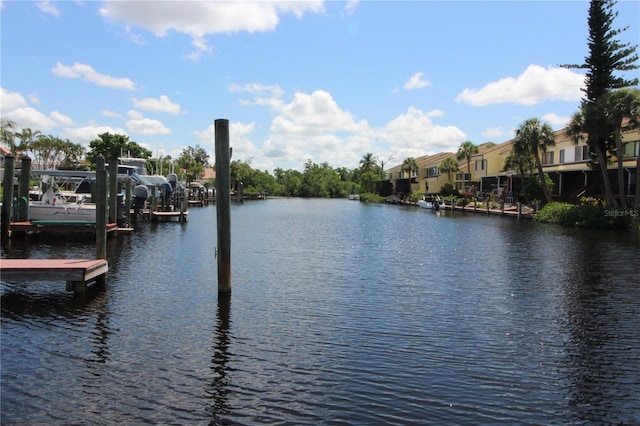 25188 Marion Ave Unit 24, Punta Gorda, FL 33950 - water view with a dock