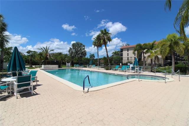 25188 Marion Ave Unit 24, Punta Gorda, FL 33950 - community pool featuring a patio