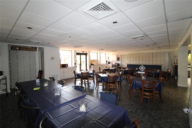 25188 Marion Ave Unit 24, Punta Gorda, FL 33950 - dining area with a paneled ceiling