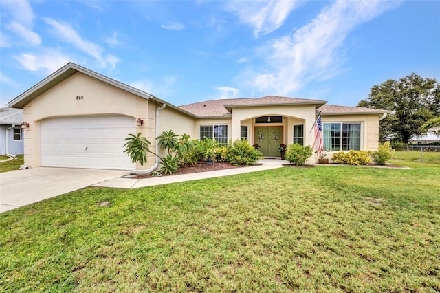 860 Silver Springs Ter NW, Port Charlotte, FL 33948 - single story home featuring stucco siding, driveway, and an attached garage