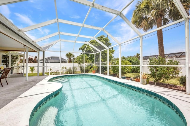 860 Silver Springs Ter NW, Port Charlotte, FL 33948 - swimming pool featuring a patio area and a lanai
