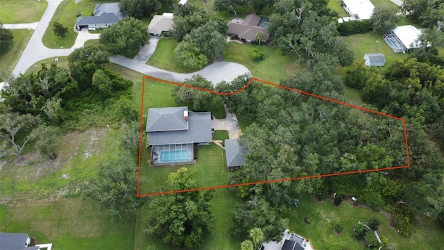 3990 NE Ashley Ter, Arcadia, FL 34266 - aerial overview of property's location with property boundaries highlighted