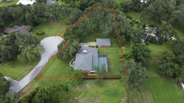 3990 NE Ashley Ter, Arcadia, FL 34266 - aerial overview of property's location featuring property boundaries highlighted