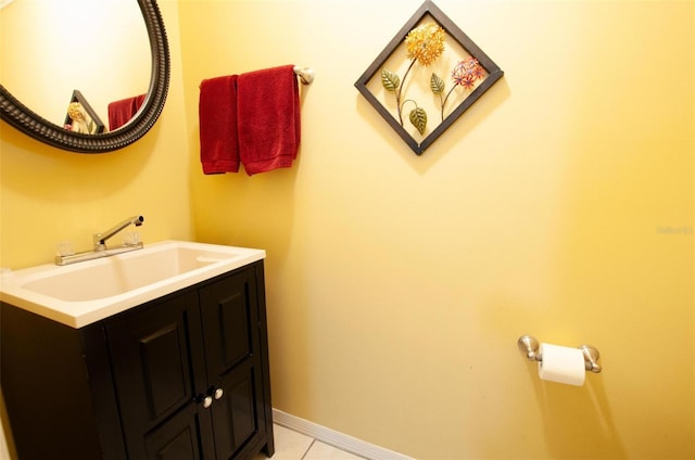 3990 NE Ashley Ter, Arcadia, FL 34266 - bathroom featuring vanity and tile patterned floors