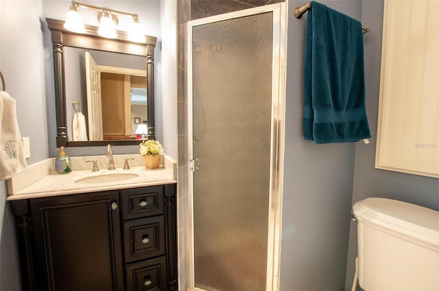 3990 NE Ashley Ter, Arcadia, FL 34266 - bathroom with vanity and a stall shower