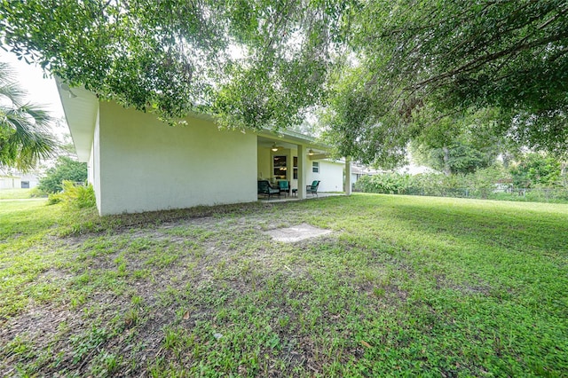 2697 Parrot St, North Port, FL 34286 - view of yard with a patio and ceiling fan